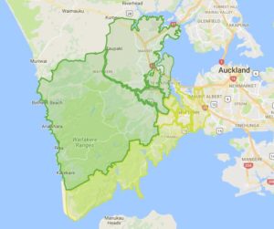 The area that The Waitakere and Portage Trusts cover